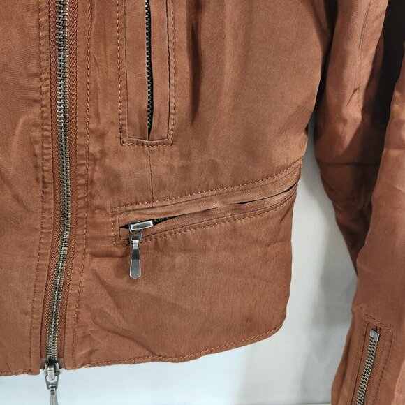 Club Monaco Asymmetrical Zip Jacket Size Small - Picture 4 of 14